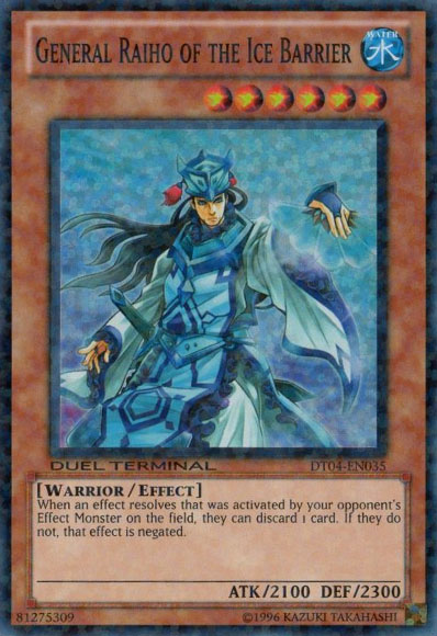 General Raiho of the Ice Barrier [DT04-EN035] Super Rare | Cracking-Singles