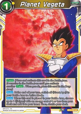 Planet Vegeta [BT3-105] | Cracking-Singles