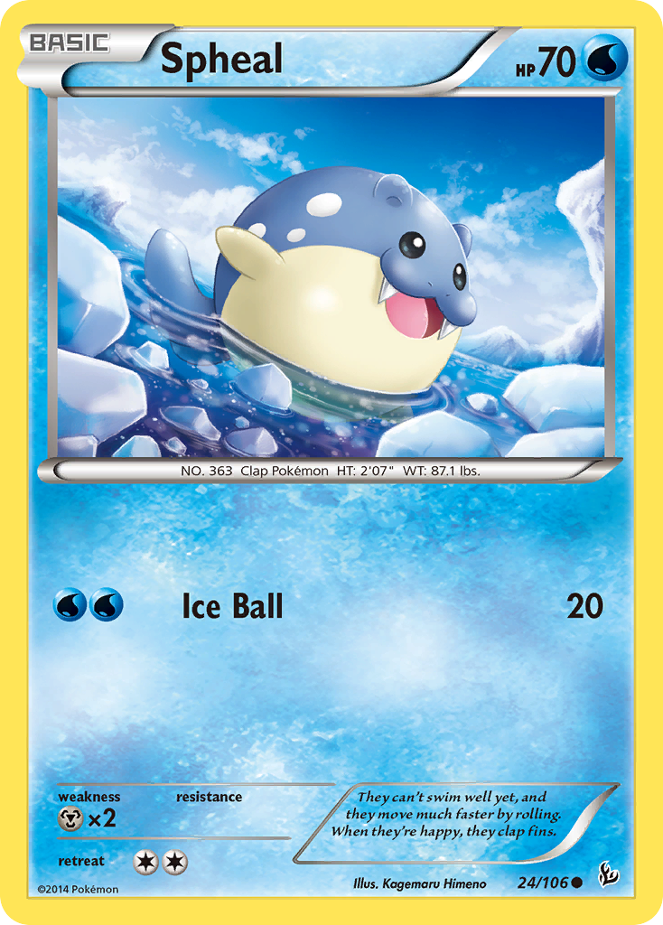 Spheal (24/106) [XY: Flashfire] | Cracking-Singles