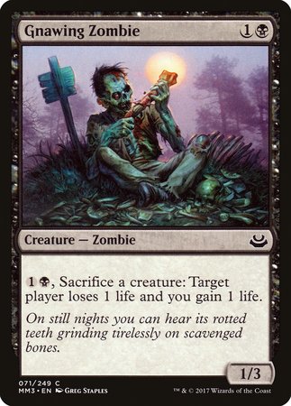 Gnawing Zombie [Modern Masters 2017] | Cracking-Singles