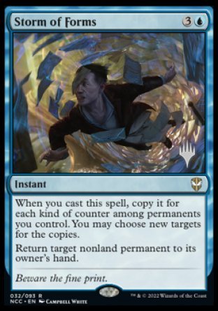 Storm of Forms (Promo Pack) [Streets of New Capenna Commander Promos] | Cracking-Singles