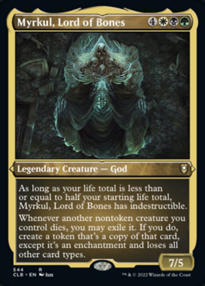 Myrkul, Lord of Bones (Foil Etched) [Commander Legends: Battle for Baldur's Gate] | Cracking-Singles