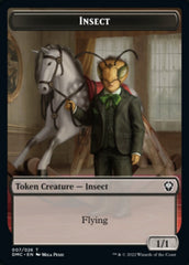 Soldier // Insect Double-sided Token [Dominaria United Tokens] | Cracking-Singles