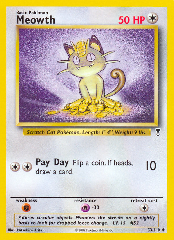 Meowth (53/110) [Legendary Collection] | Cracking-Singles