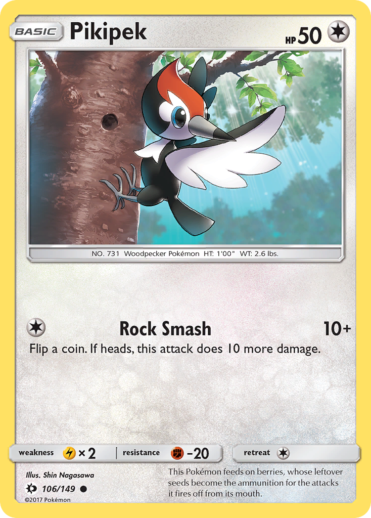 Pikipek (106/149) [Sun & Moon: Base Set] | Cracking-Singles