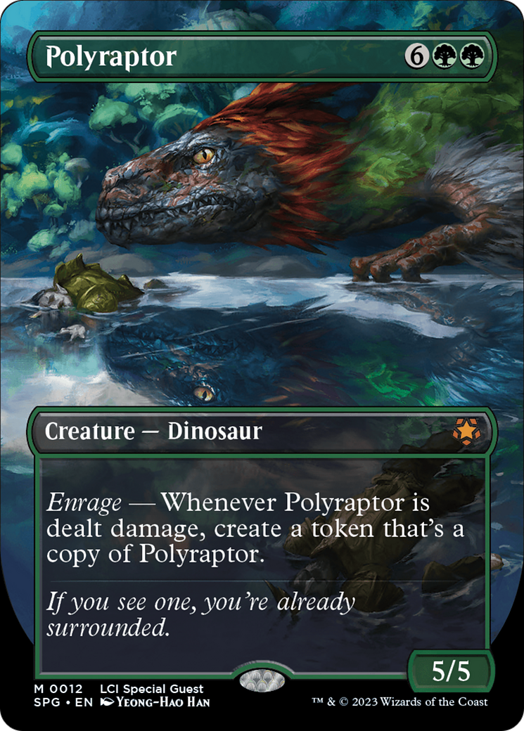 Polyraptor (Borderless) [The Lost Caverns of Ixalan Special Guests] | Cracking-Singles