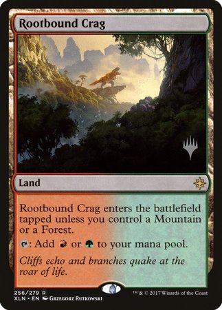 Rootbound Crag [Ixalan Promos] | Cracking-Singles