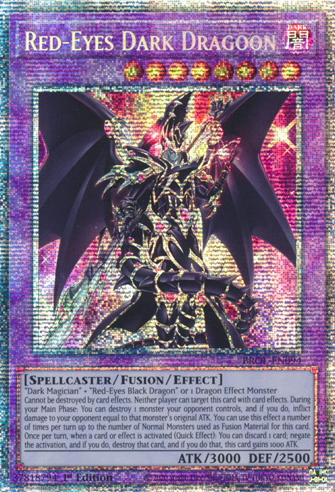 Red-Eyes Dark Dragoon [BROL-EN094] Starlight Rare | Cracking-Singles