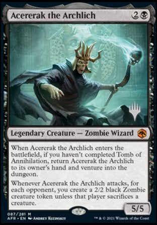 Acererak the Archlich (Promo Pack) [Dungeons & Dragons: Adventures in the Forgotten Realms Promos] | Cracking-Singles