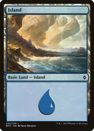 Island (255) [Battle for Zendikar] | Cracking-Singles