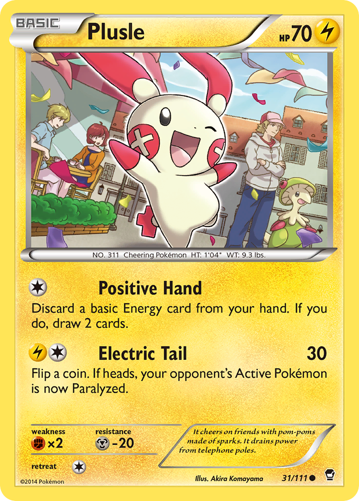 Plusle (31/111) [XY: Furious Fists] | Cracking-Singles