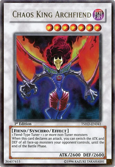 Chaos King Archfiend [TSHD-EN041] Ultra Rare | Cracking-Singles