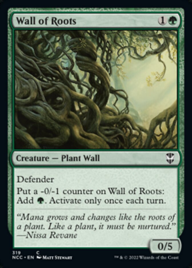 Wall of Roots [Streets of New Capenna Commander] | Cracking-Singles