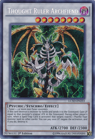 Thought Ruler Archfiend [LC5D-EN233] Secret Rare | Cracking-Singles