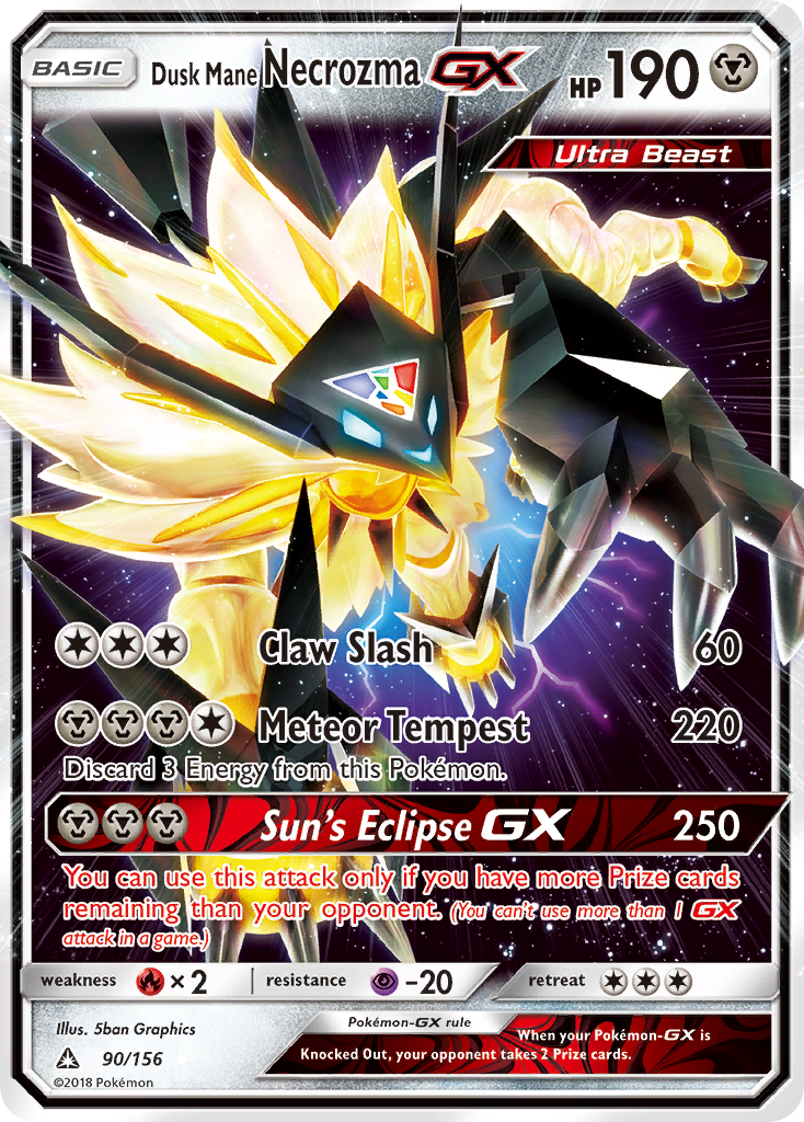 Dusk Mane Necrozma GX (90/156) [Sun & Moon: Ultra Prism] | Cracking-Singles