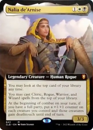 Nalia de'Arnise (Extended Art) [Commander Legends: Battle for Baldur's Gate] | Cracking-Singles