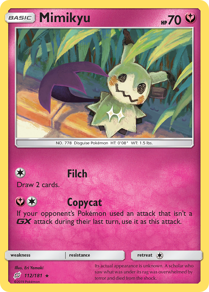 Mimikyu (112/181) [Sun & Moon: Team Up] | Cracking-Singles