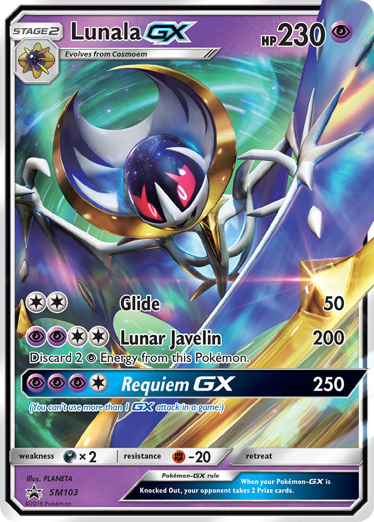 Lunala GX (SM103) [Sun & Moon: Black Star Promos] | Cracking-Singles