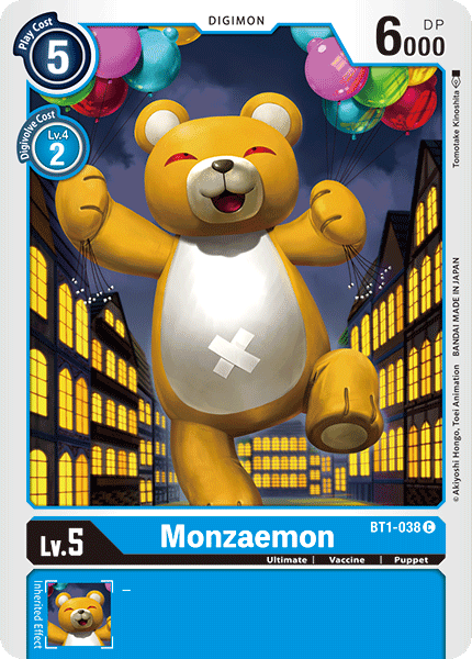 Monzaemon [BT1-038] [Release Special Booster Ver.1.0] | Cracking-Singles