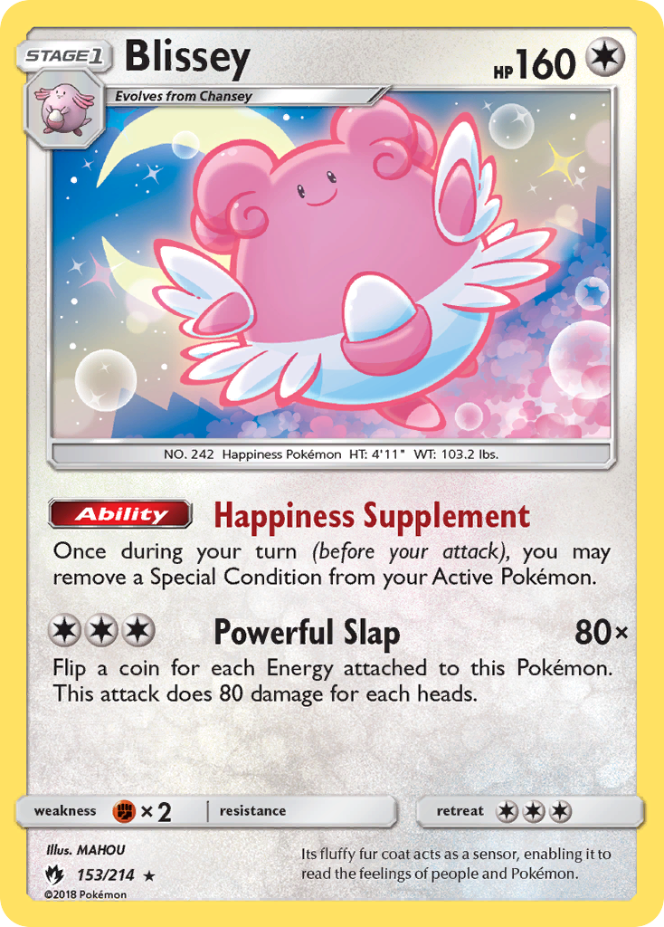 Blissey (153/214) [Sun & Moon: Lost Thunder] | Cracking-Singles