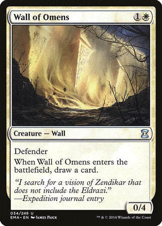 Wall of Omens [Eternal Masters] | Cracking-Singles