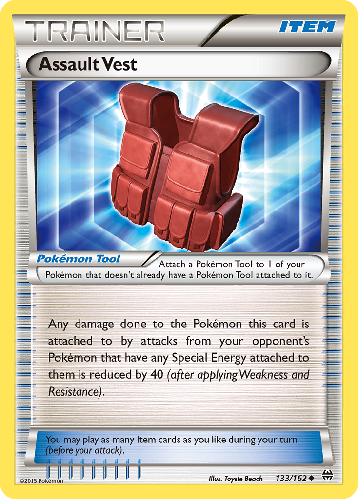 Assault Vest (133/162) [XY: BREAKthrough] | Cracking-Singles