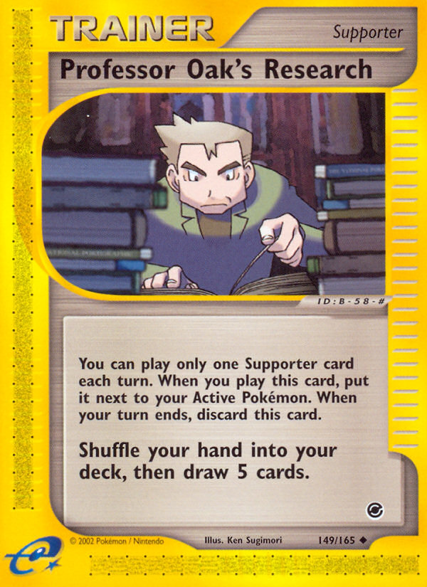 Professor Oak's Research (149/165) [Expedition: Base Set] | Cracking-Singles