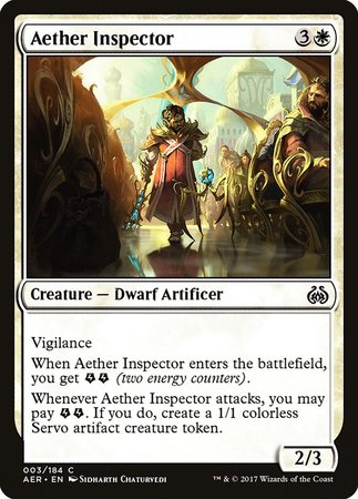 Aether Inspector [Aether Revolt] | Cracking-Singles