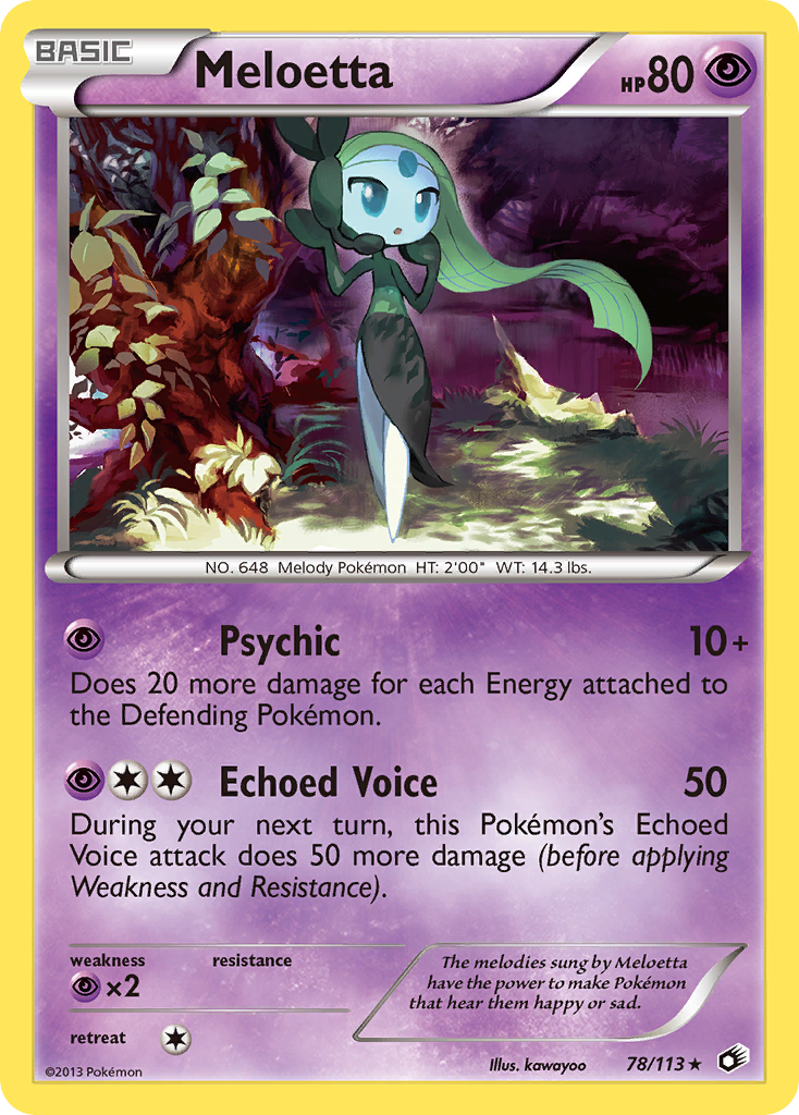 Meloetta (78/113) [Black & White: Legendary Treasures] | Cracking-Singles