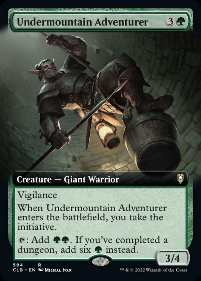 Undermountain Adventurer (Extended Art) [Commander Legends: Battle for Baldur's Gate] | Cracking-Singles