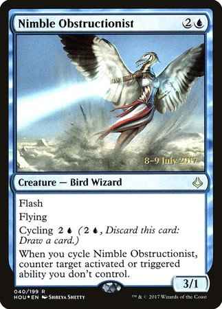 Nimble Obstructionist [Hour of Devastation Promos] | Cracking-Singles