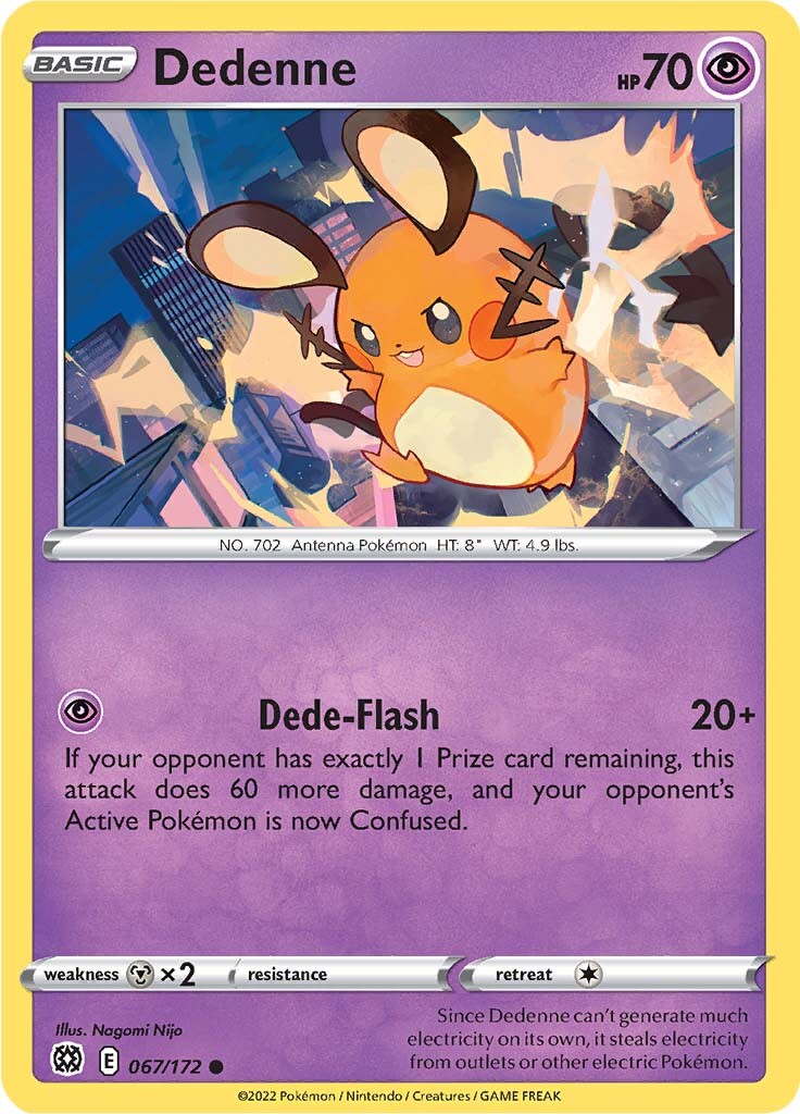 Dedenne (067/172) [Sword & Shield: Brilliant Stars] | Cracking-Singles