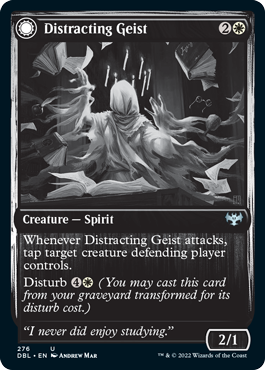 Distracting Geist // Clever Distraction [Innistrad: Double Feature] | Cracking-Singles