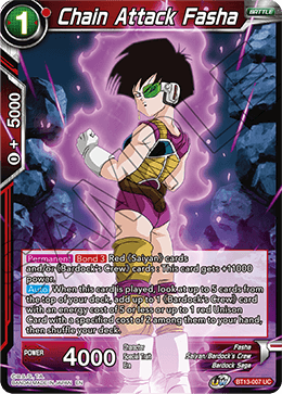 Chain Attack Fasha (Uncommon) [BT13-007] | Cracking-Singles