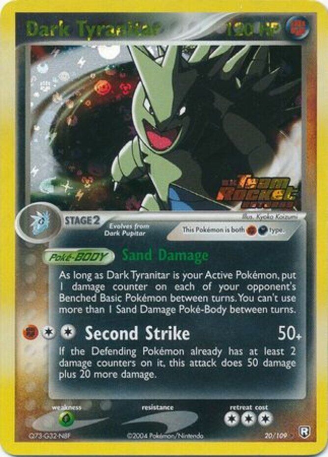 Dark Tyranitar (20/109) (Stamped) [EX: Team Rocket Returns] | Cracking-Singles