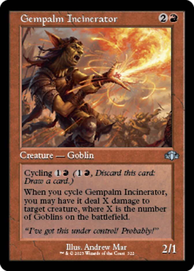 Gempalm Incinerator (Retro) [Dominaria Remastered] | Cracking-Singles