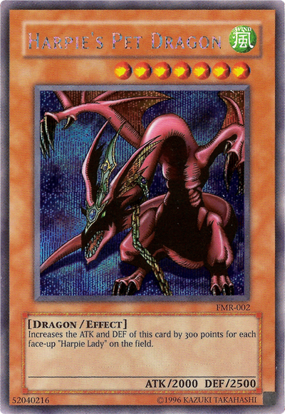 Harpie's Pet Dragon (Forbidden Memories) [FMR-002] Prismatic Secret Rare | Cracking-Singles