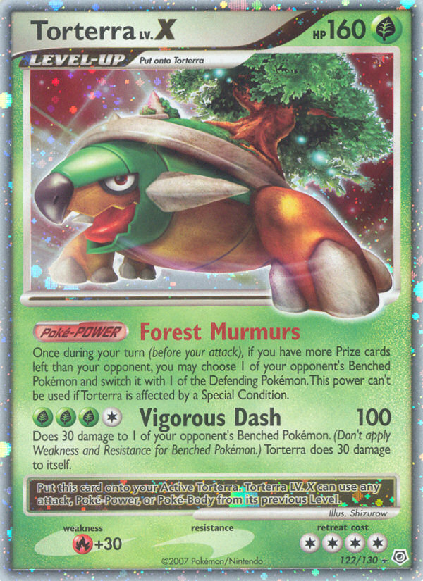 Torterra LV.X (122/130) [Diamond & Pearl: Base Set] | Cracking-Singles