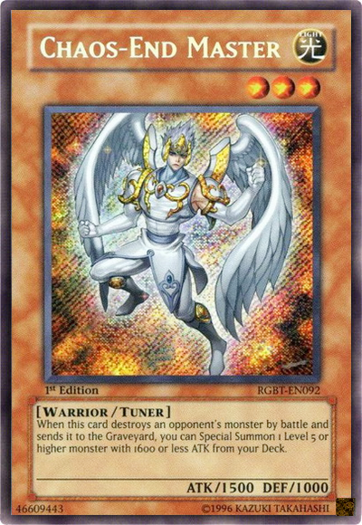 Chaos-End Master [RGBT-EN092] Secret Rare | Cracking-Singles