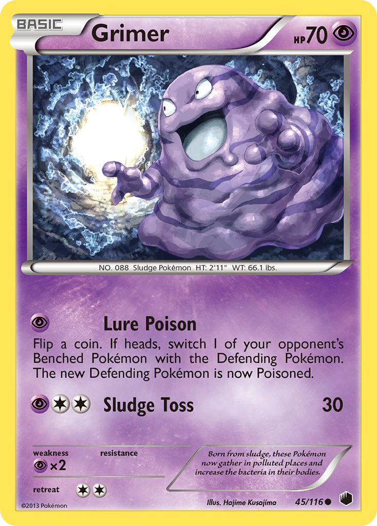 Grimer (45/116) [Black & White: Plasma Freeze] | Cracking-Singles