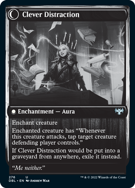 Distracting Geist // Clever Distraction [Innistrad: Double Feature] | Cracking-Singles