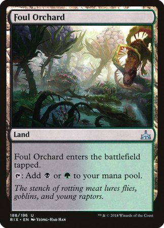 Foul Orchard [Rivals of Ixalan] | Cracking-Singles