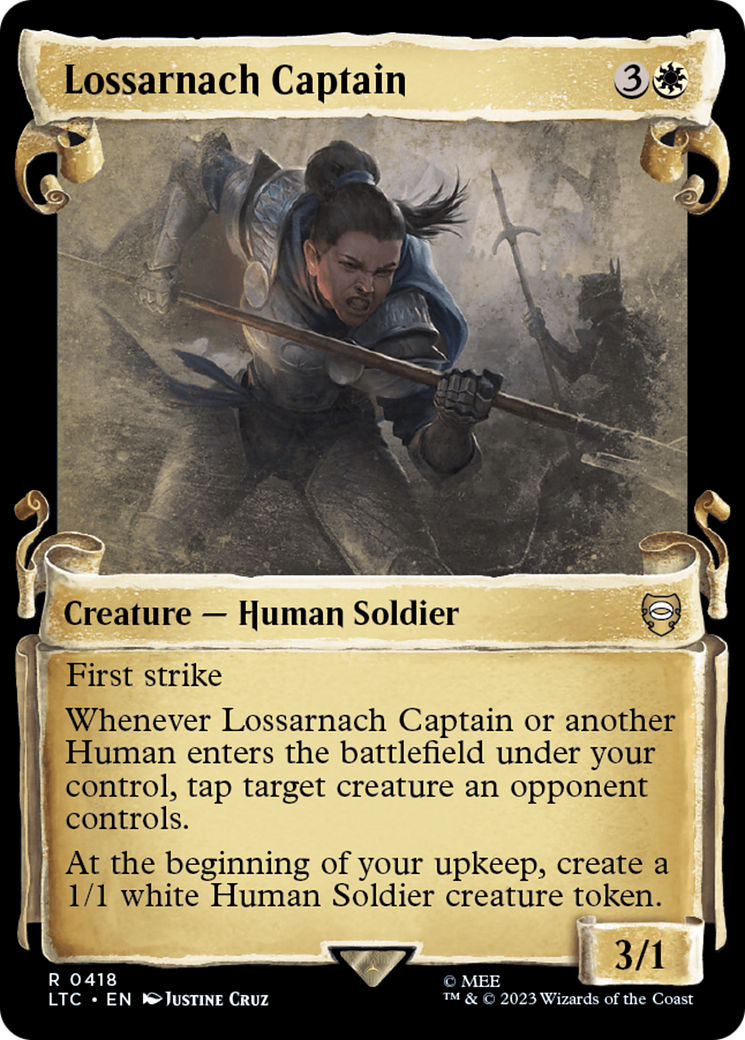 Lossarnach Captain [The Lord of the Rings: Tales of Middle-Earth Commander Showcase Scrolls] | Cracking-Singles