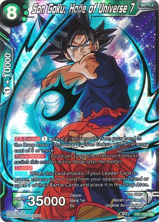 Son Goku, Hope of Universe 7 [TB1-052] | Cracking-Singles