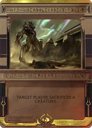 Diabolic Edict [Amonkhet Invocations] | Cracking-Singles