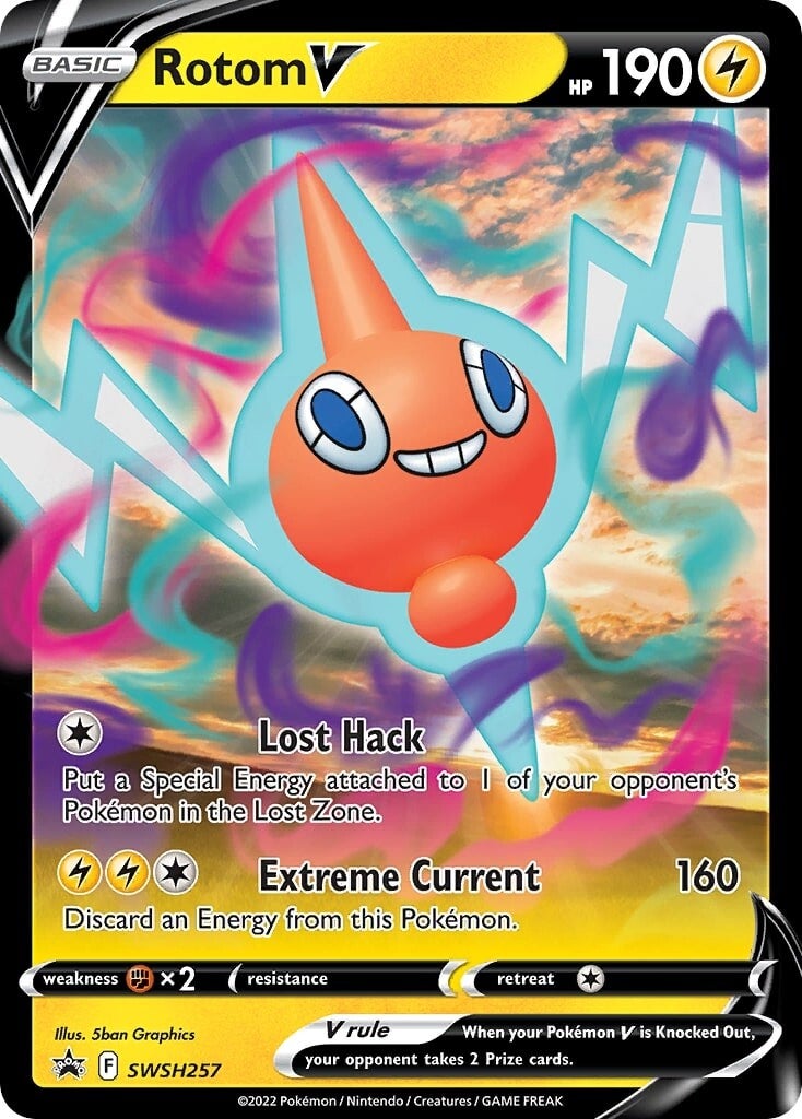 Rotom V (SWSH257) [Sword & Shield: Black Star Promos] | Cracking-Singles