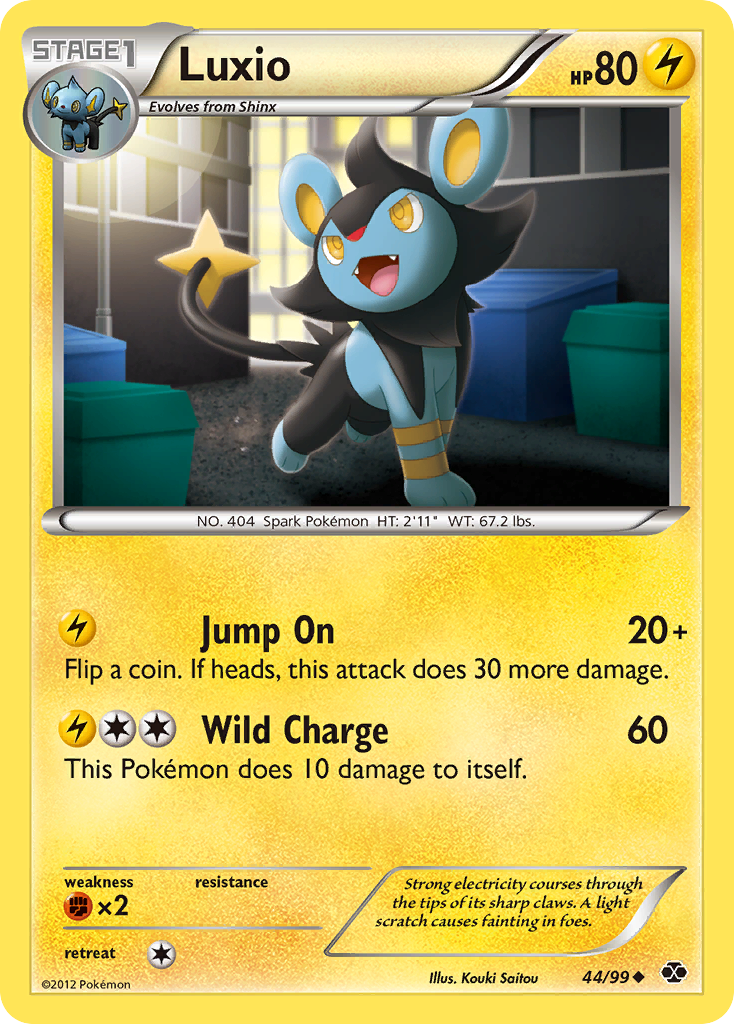 Luxio (44/99) [Black & White: Next Destinies] | Cracking-Singles