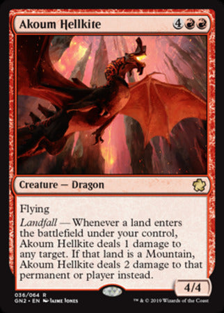 Akoum Hellkite [Game Night 2019] | Cracking-Singles