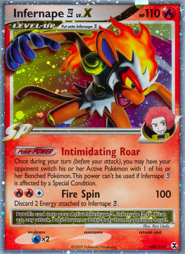 Infernape LV.X (108/111) [Platinum: Rising Rivals] | Cracking-Singles