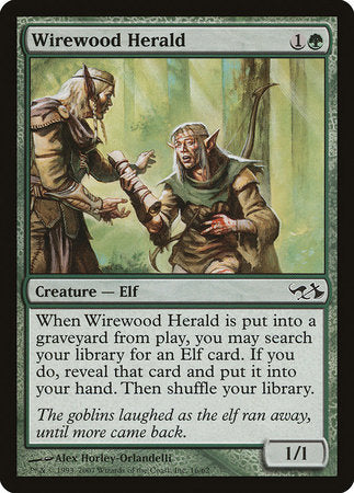 Wirewood Herald [Duel Decks: Elves vs. Goblins] | Cracking-Singles